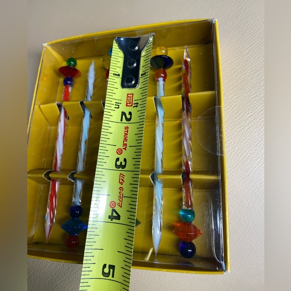Pier 1 Imports Celebration Hors D'oeuvre 6pc. Glass Picks - Picture 4 of 5